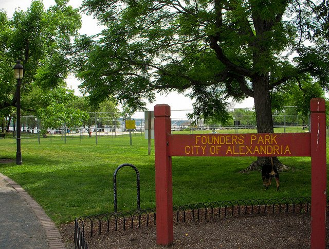 Founders Park in Alexandria