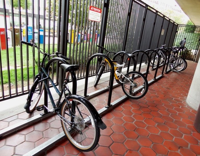 Bike Racks at King Street Metro Station