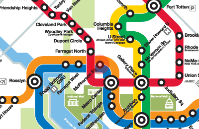 McPherson Square Metro Map