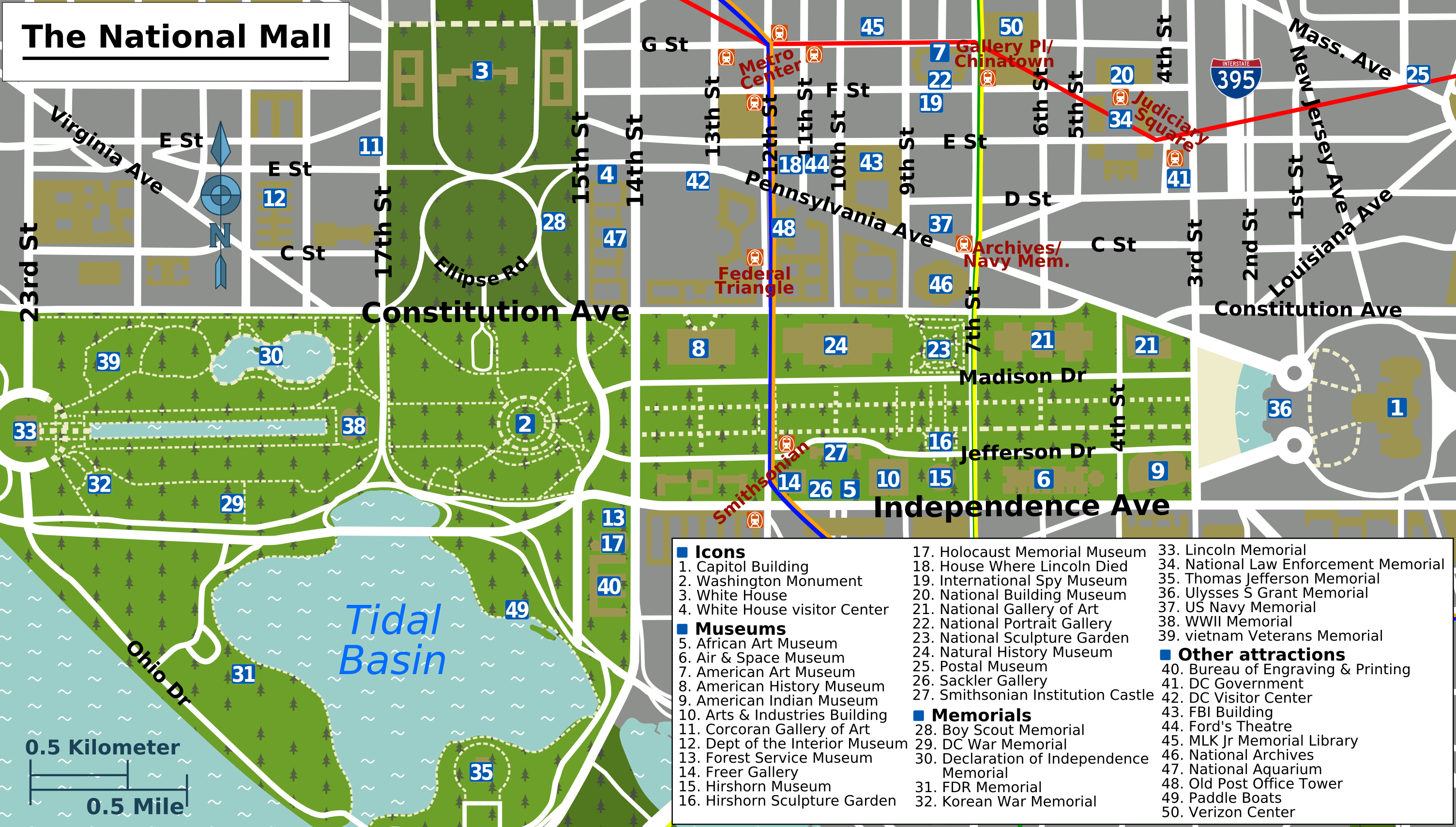 Washington D.C. Map | Map