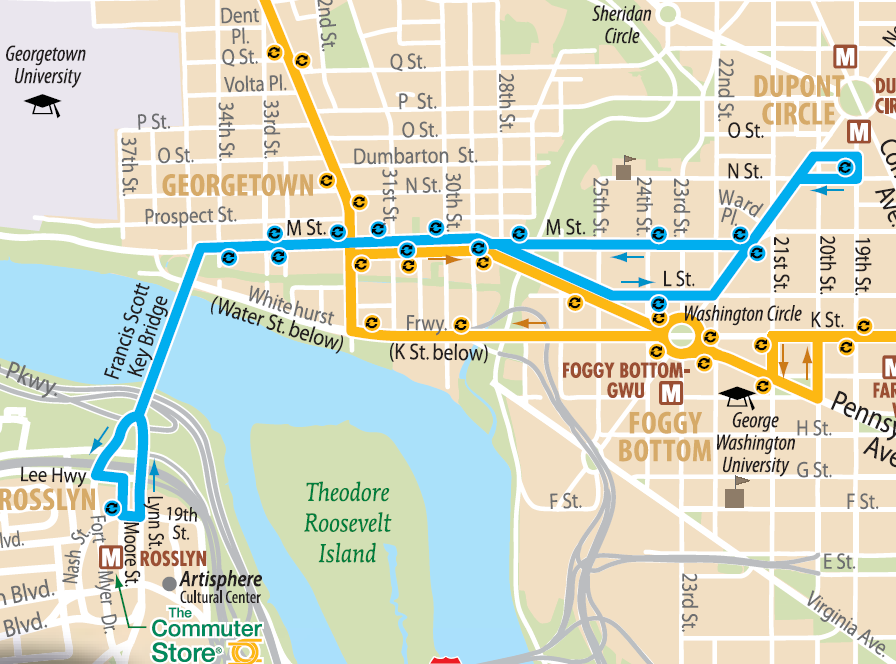 Circulator Washington Dc Map - Oconto County Plat Map