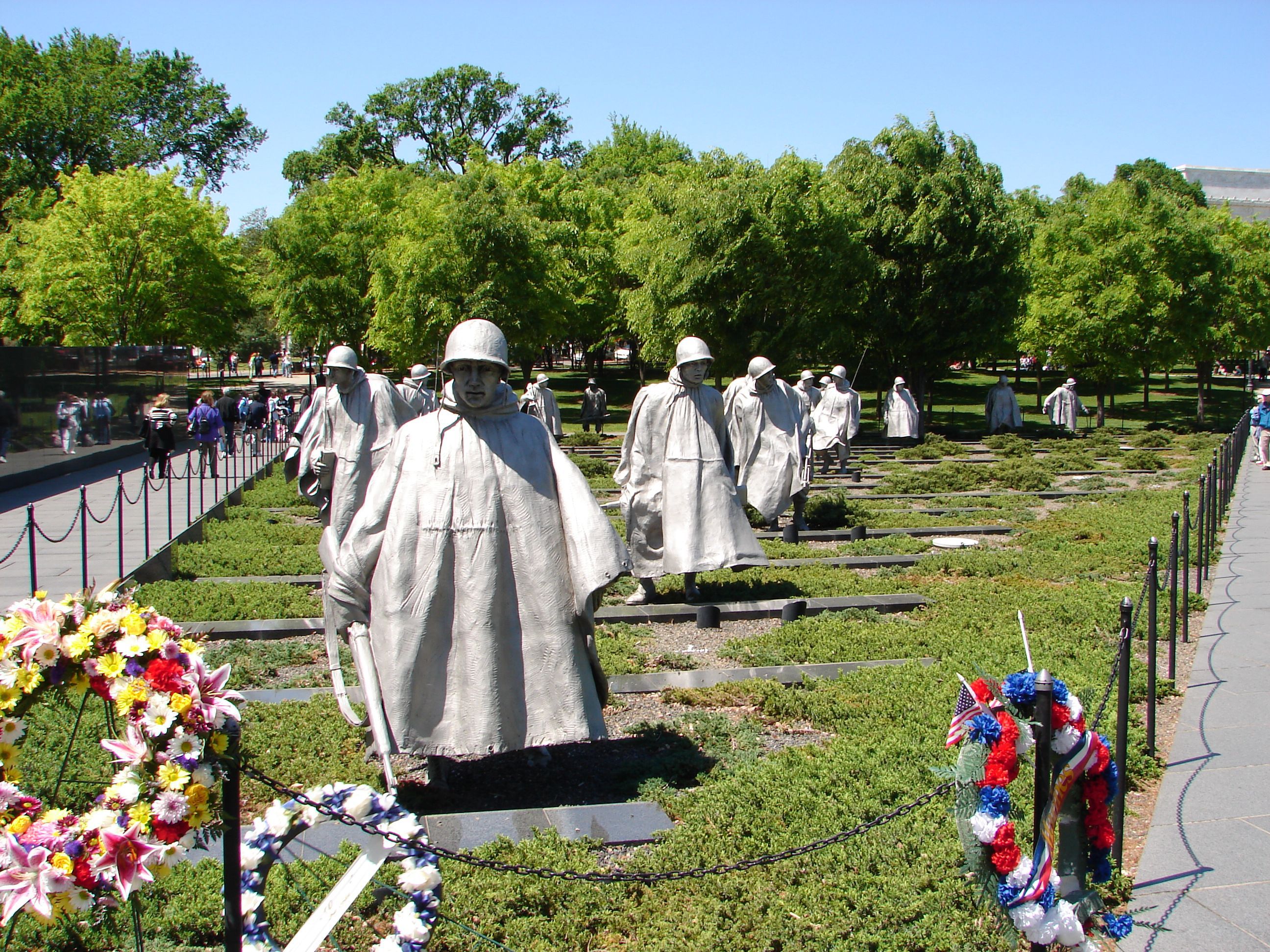 Korean War Veterans Memorial in Washington DC