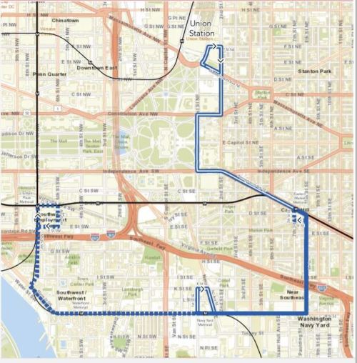 Eastern Market Metro Map