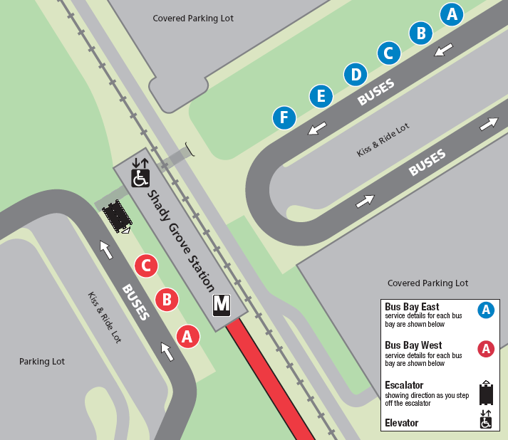 Shady Grove Metro Map Shady Grove Metro Station - Washington Dc